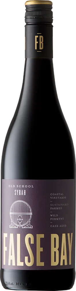 False Bay Old School Syrah bottle
